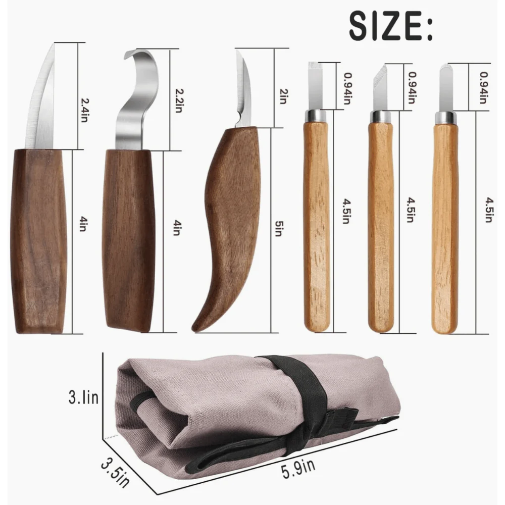 ALL IN 1 WOOD CARVING TOOLKIT - Image 6