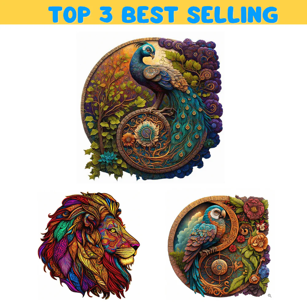 TOP 3 BEST SELLING Wooden Jigsaw Puzzles