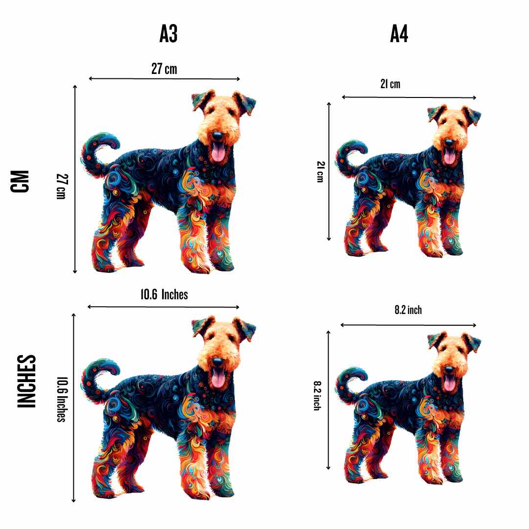 Airedale Terrier Dog - Jigsaw Puzzle - Image 2