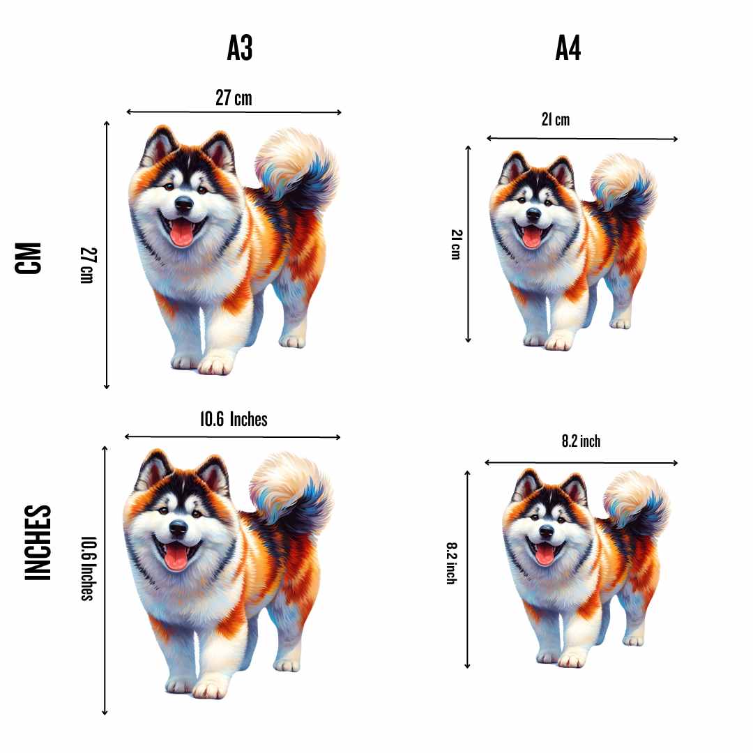 Akita Dog - Jigsaw Puzzle - Image 2