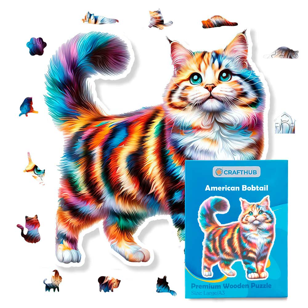 American Bobtail Cat - Jigsaw Puzzle - Image 2