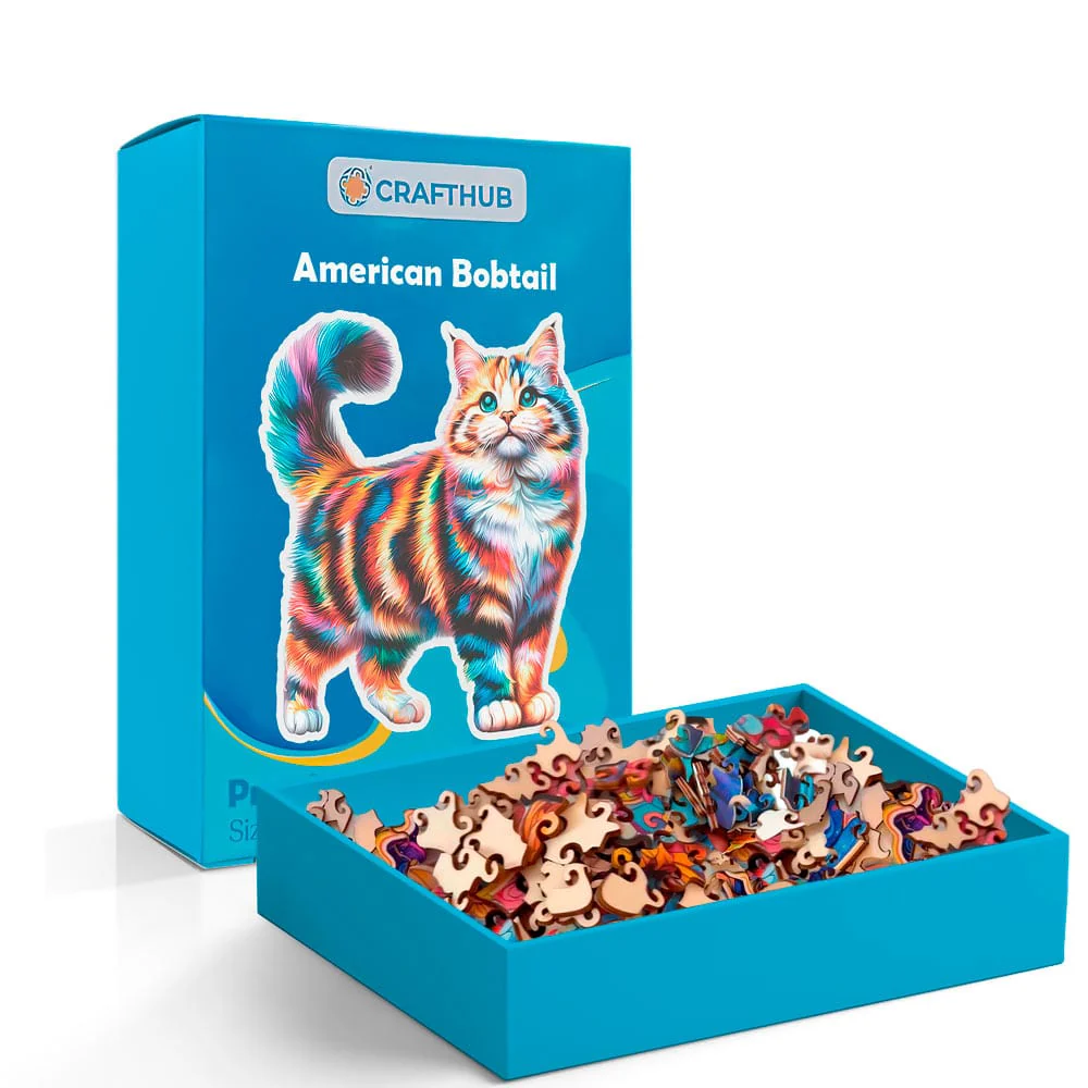 American Bobtail Cat - Jigsaw Puzzle - Image 4