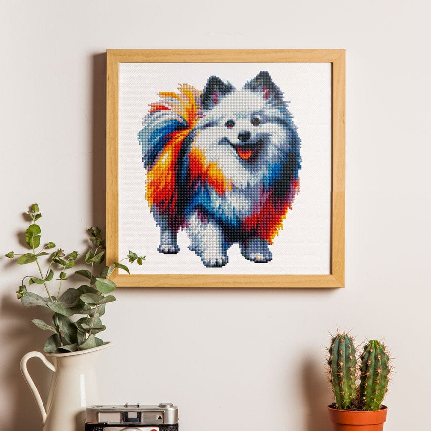 American Eskimo Dog - Diamond Painting Kit - Image 2