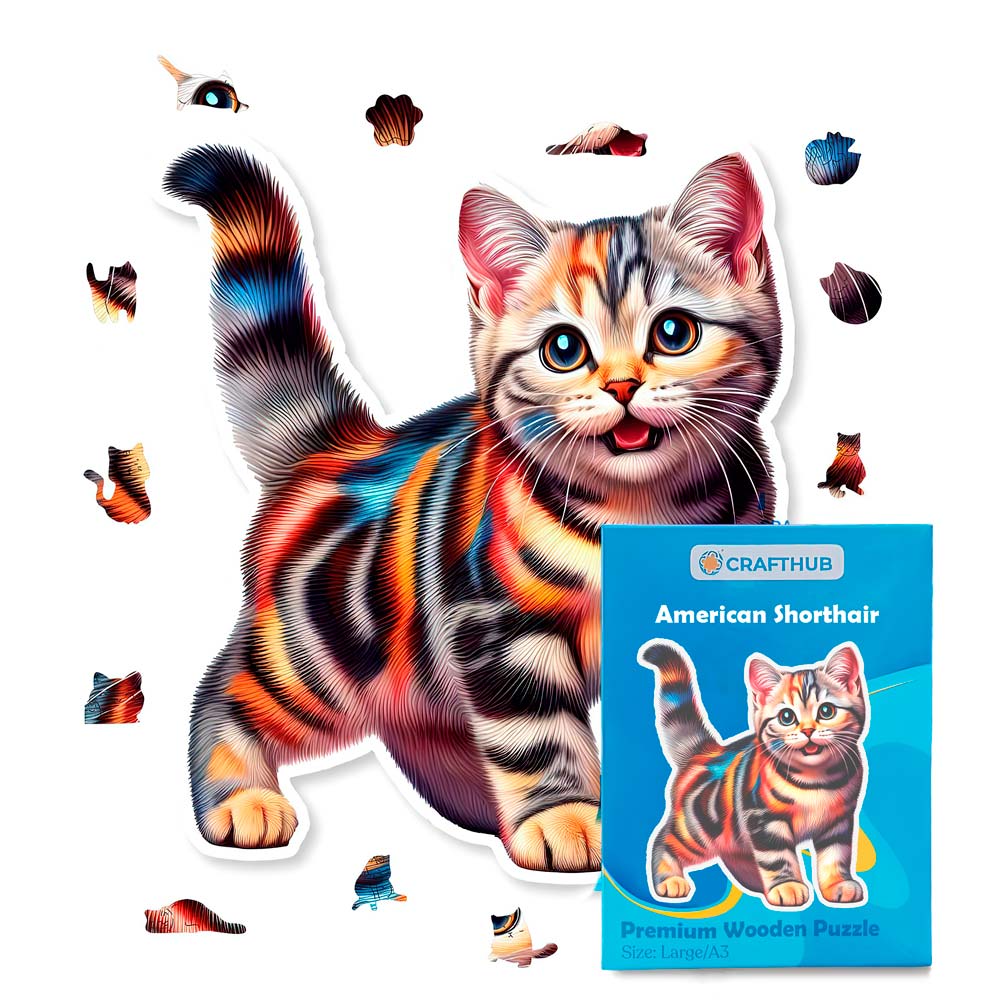 American Shorthair Cat - Jigsaw Puzzle - Image 2