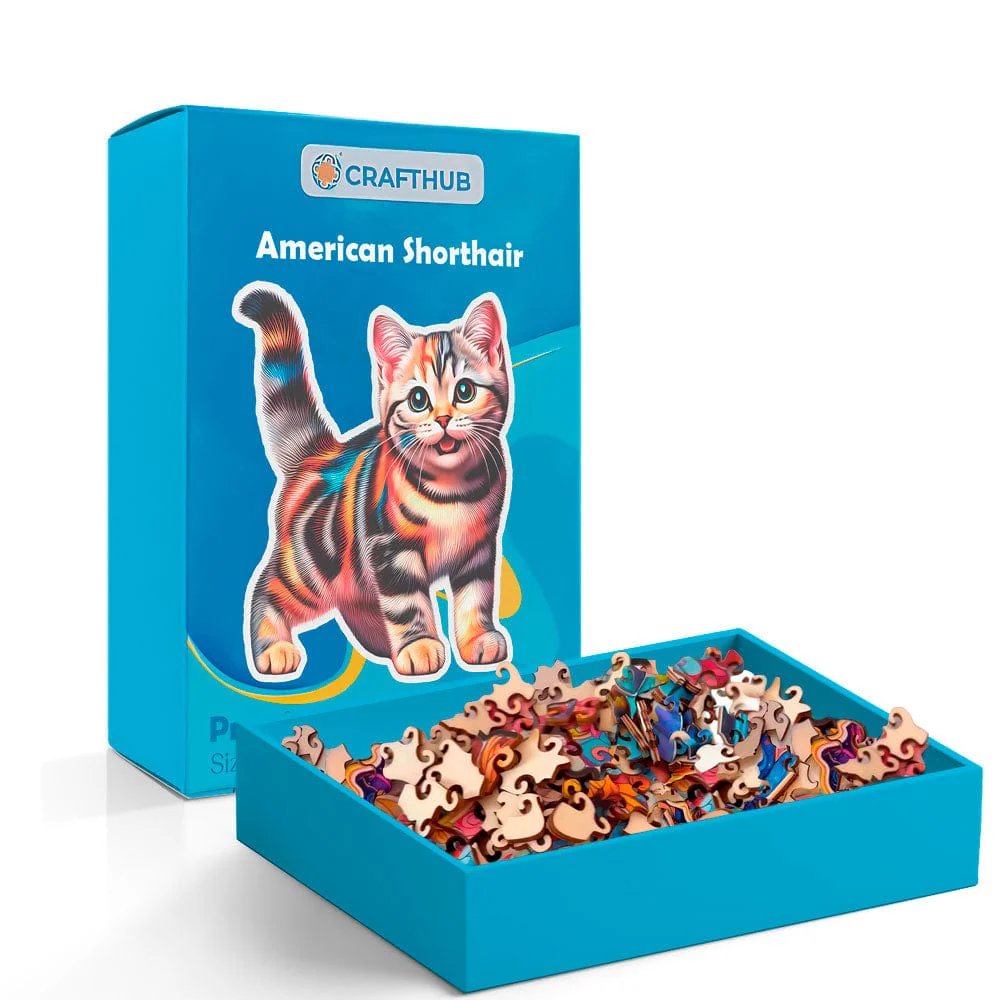 American Shorthair Cat - Jigsaw Puzzle - Image 4