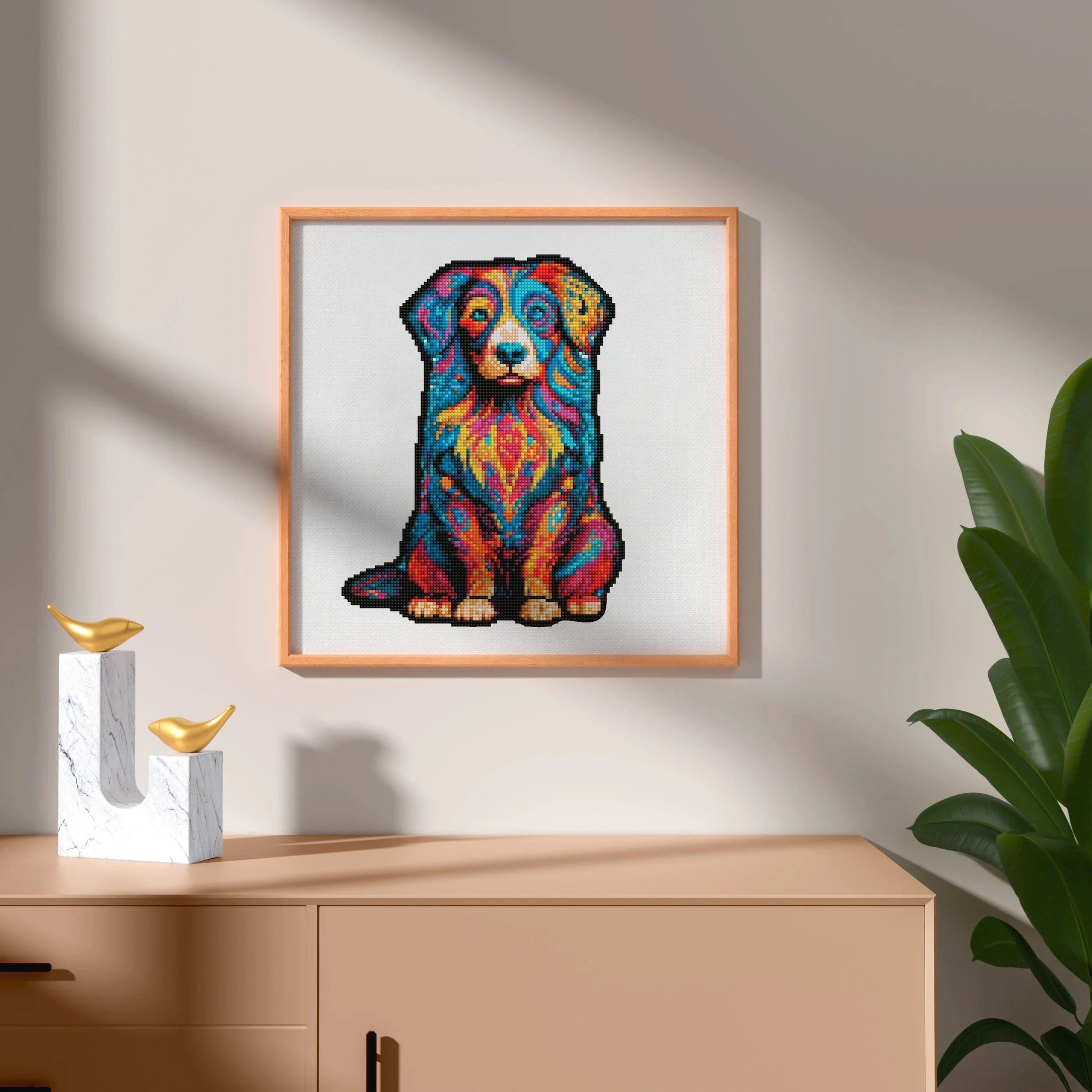 Australian Shepherd Dog - Diamond Painting Kit - Image 2