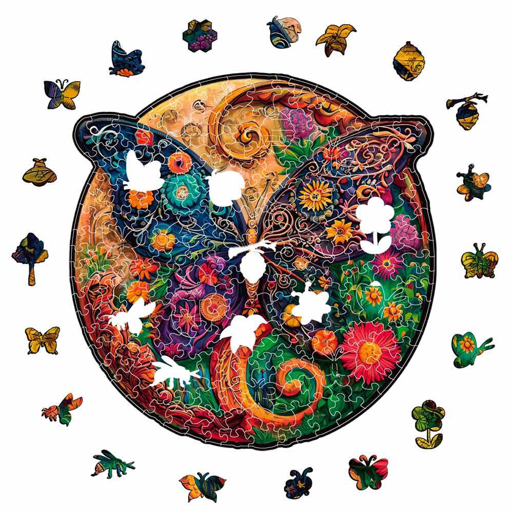 Autumn Butterfly - Jigsaw Puzzle - Image 3