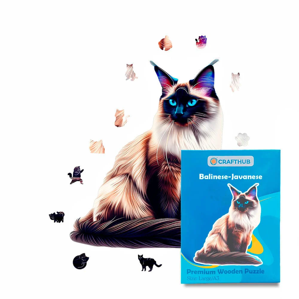 Balinese Javanese Cat - Jigsaw Puzzle - Image 2