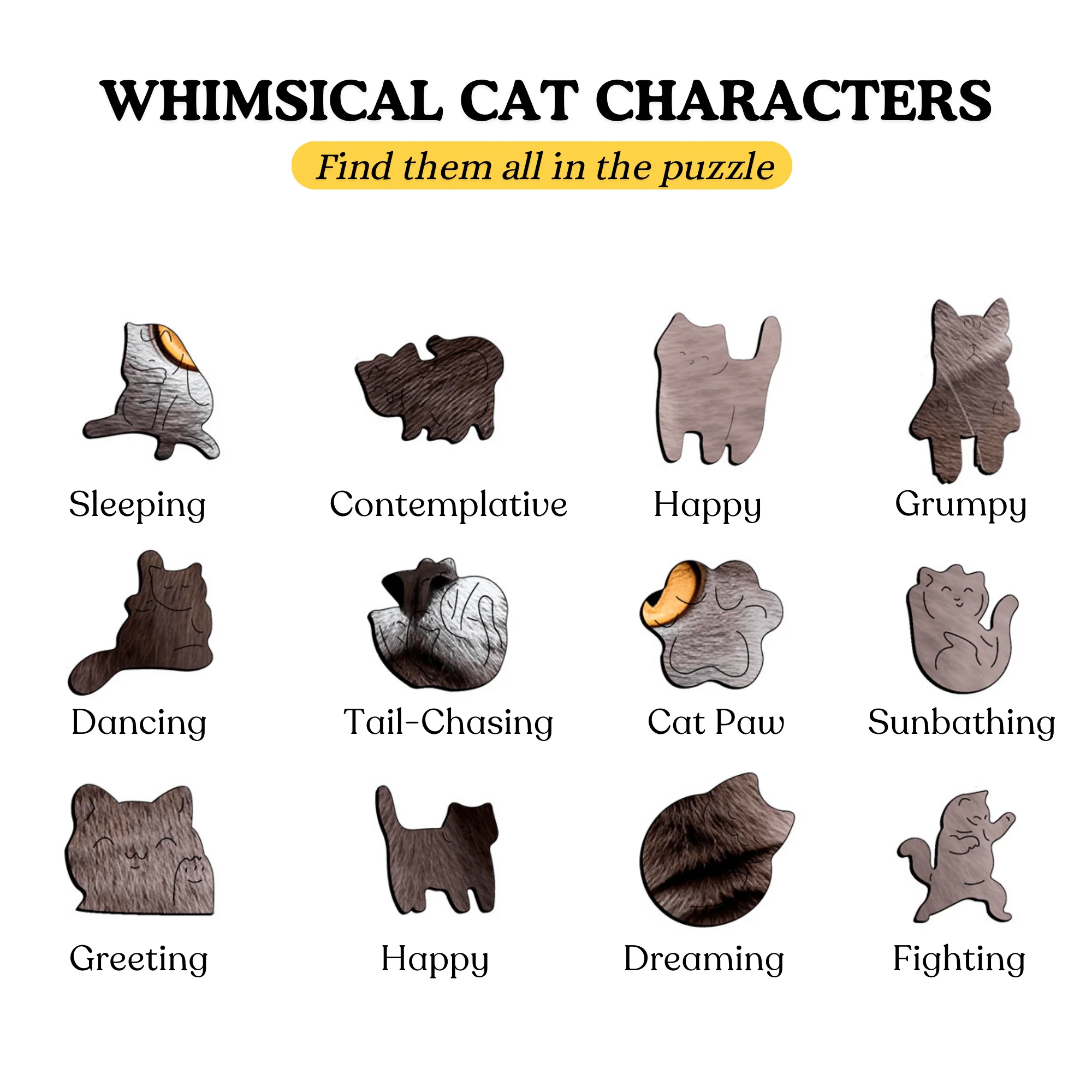 Balinese Javanese Cat - Jigsaw Puzzle - Image 3