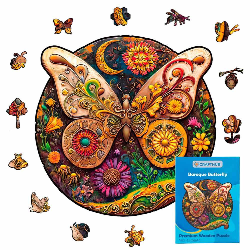 Baroque Butterfly - Jigsaw Puzzle - Image 2