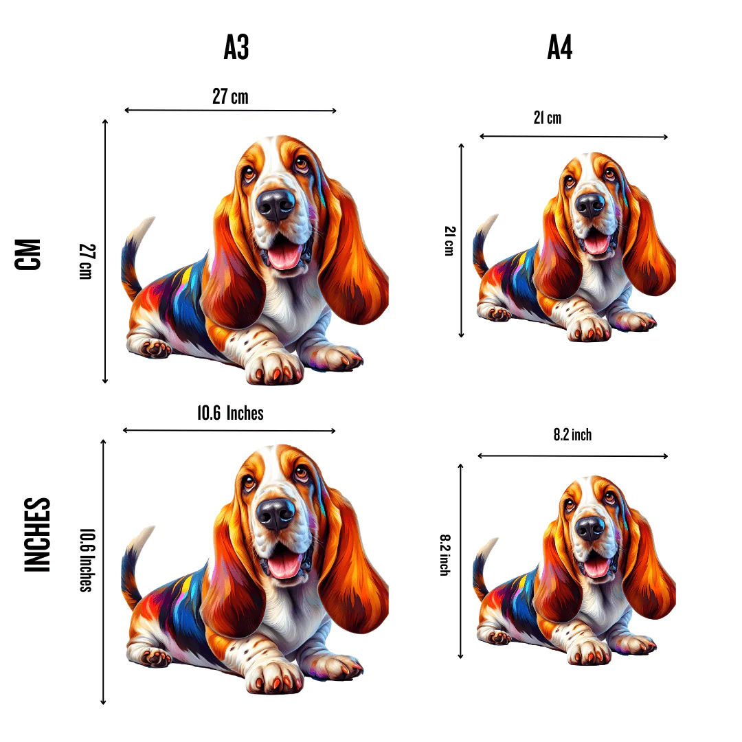 Basset Hound Dog - Jigsaw Puzzle - Image 2