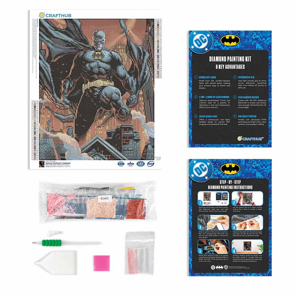 Batman Gotham's Vigilante - Diamond Painting Kit - Image 4