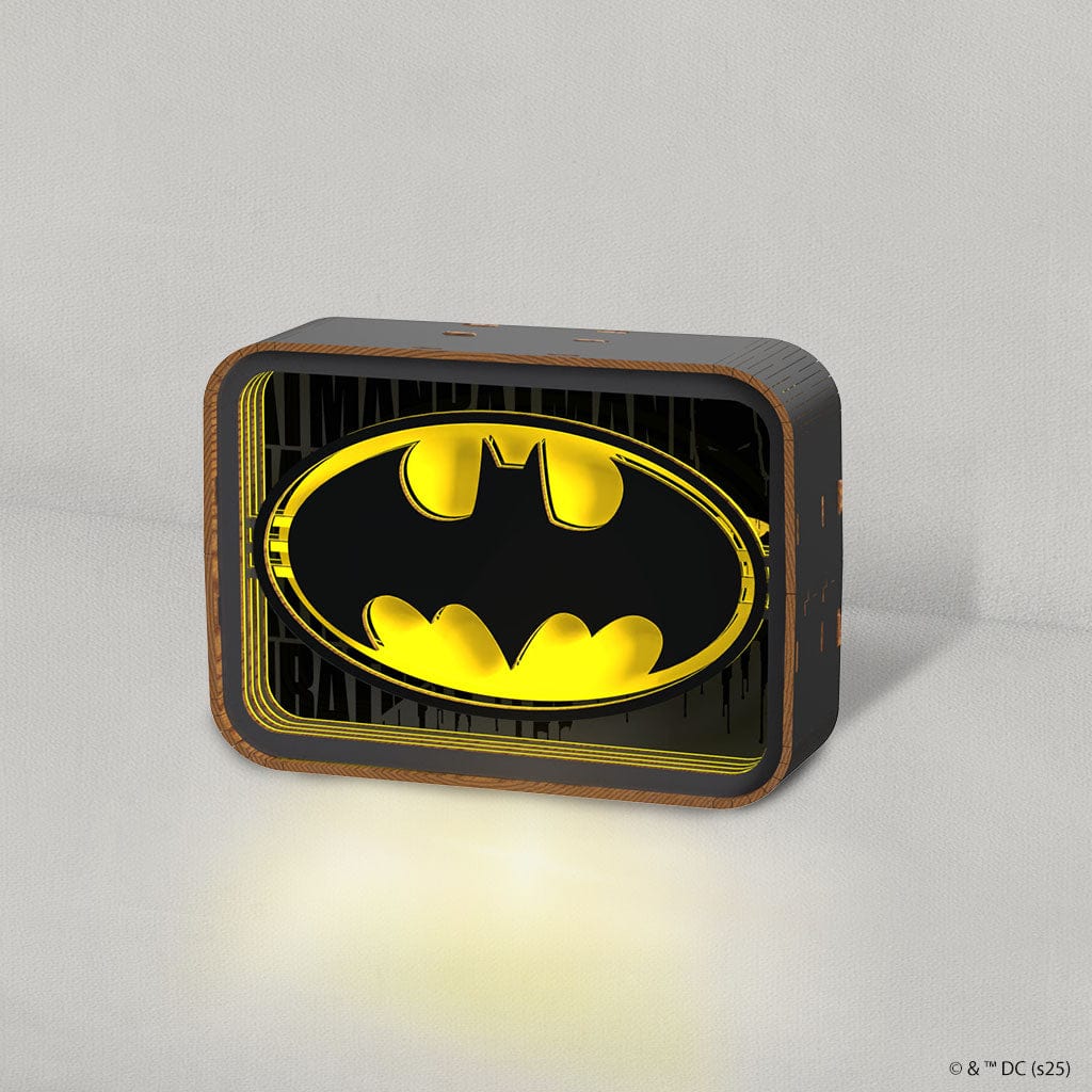 Batman Logo - 3D DIY Wooden Puzzle Night Lamp - Image 3