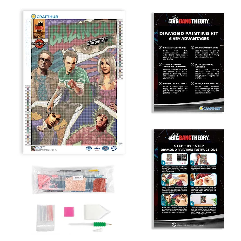 Bazinga! - Diamond Painting Kit - Image 3