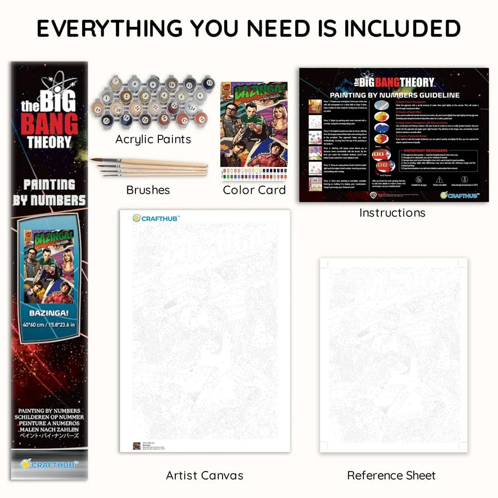 Bazinga! - Paint By Numbers Kit - Image 3