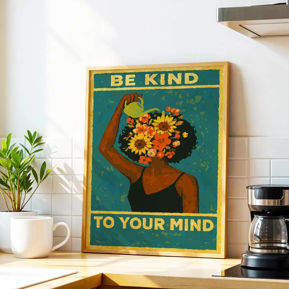 Be Kind To Your Mind - Paint By Numbers Kit - Image 5