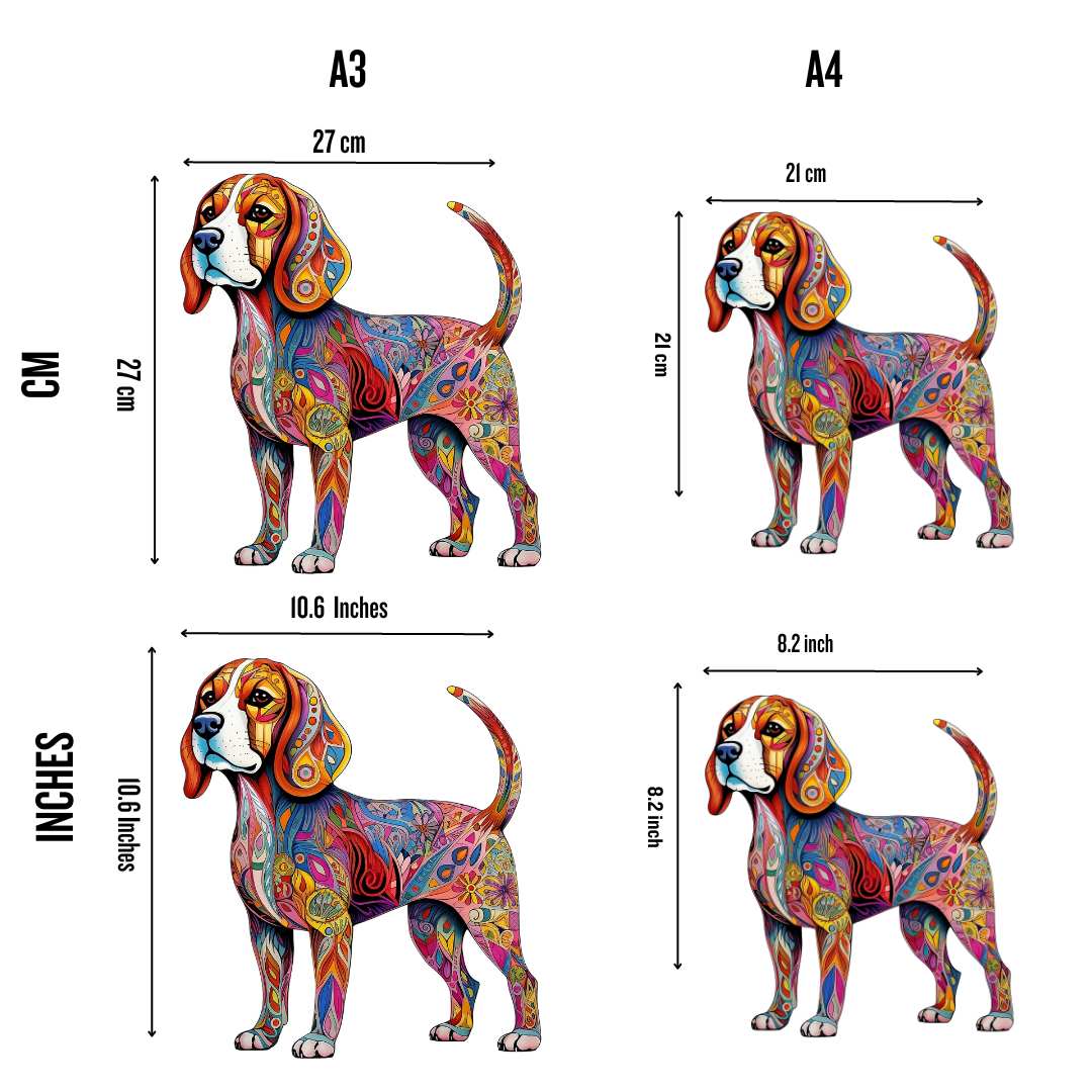 Beagle Dog - Jigsaw Puzzle - Image 2