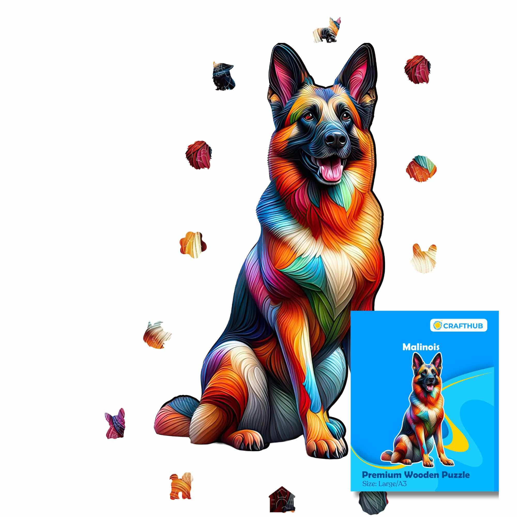 Belgian Malinois Dog - Jigsaw Puzzle - Image 2