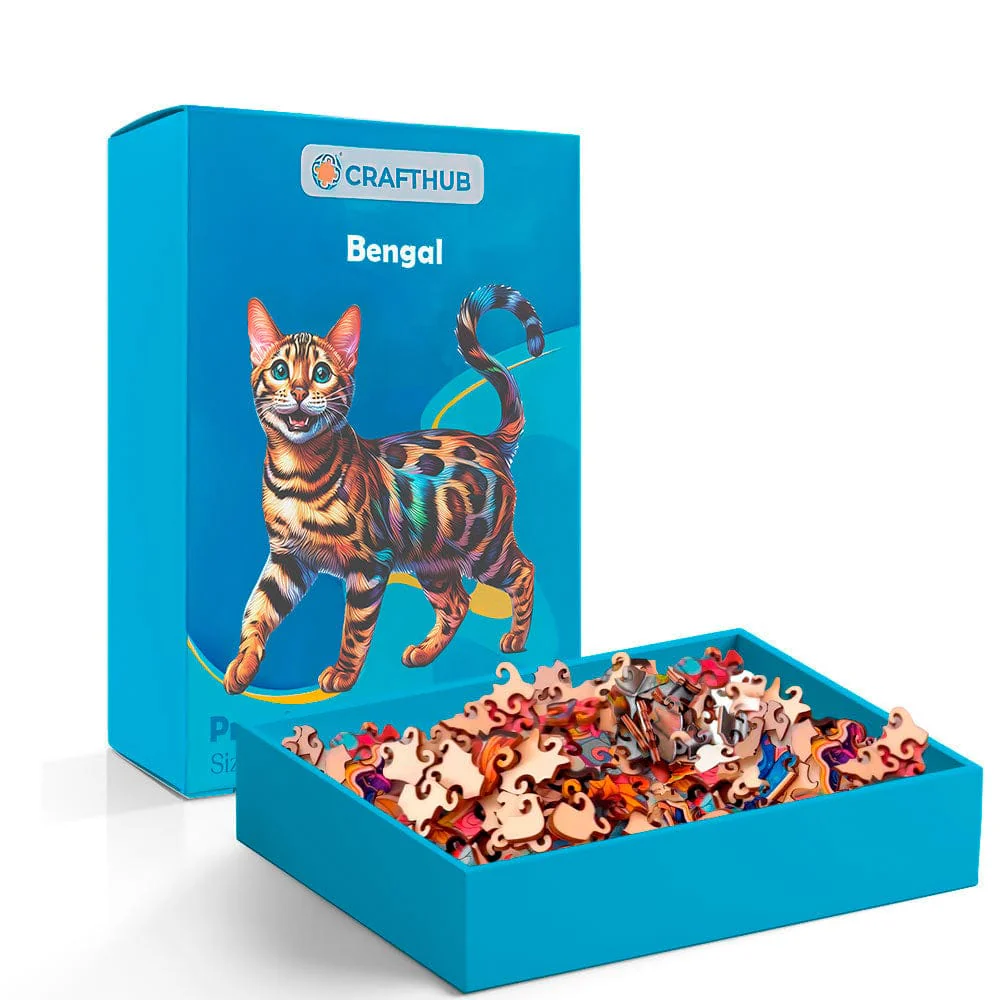 Bengal Cat - Jigsaw Puzzle - Image 4