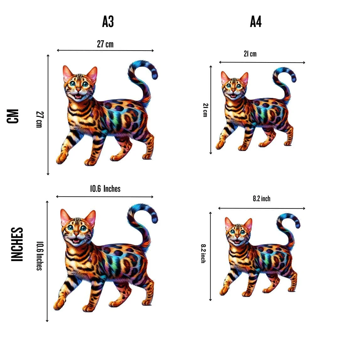 Bengal Cat - Jigsaw Puzzle - Image 5