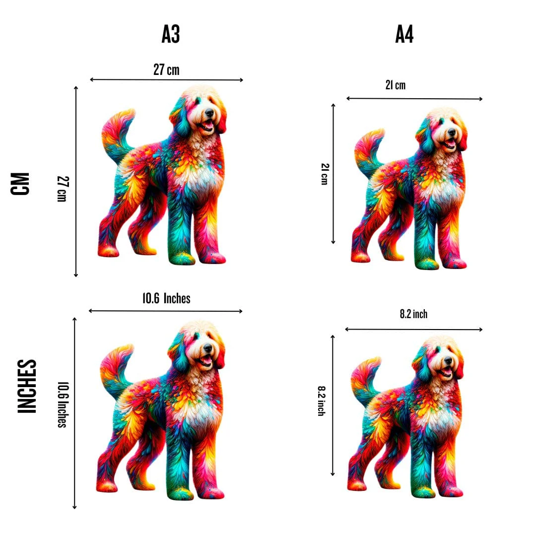 Bernedoodle Dog - Jigsaw Puzzle - Image 4