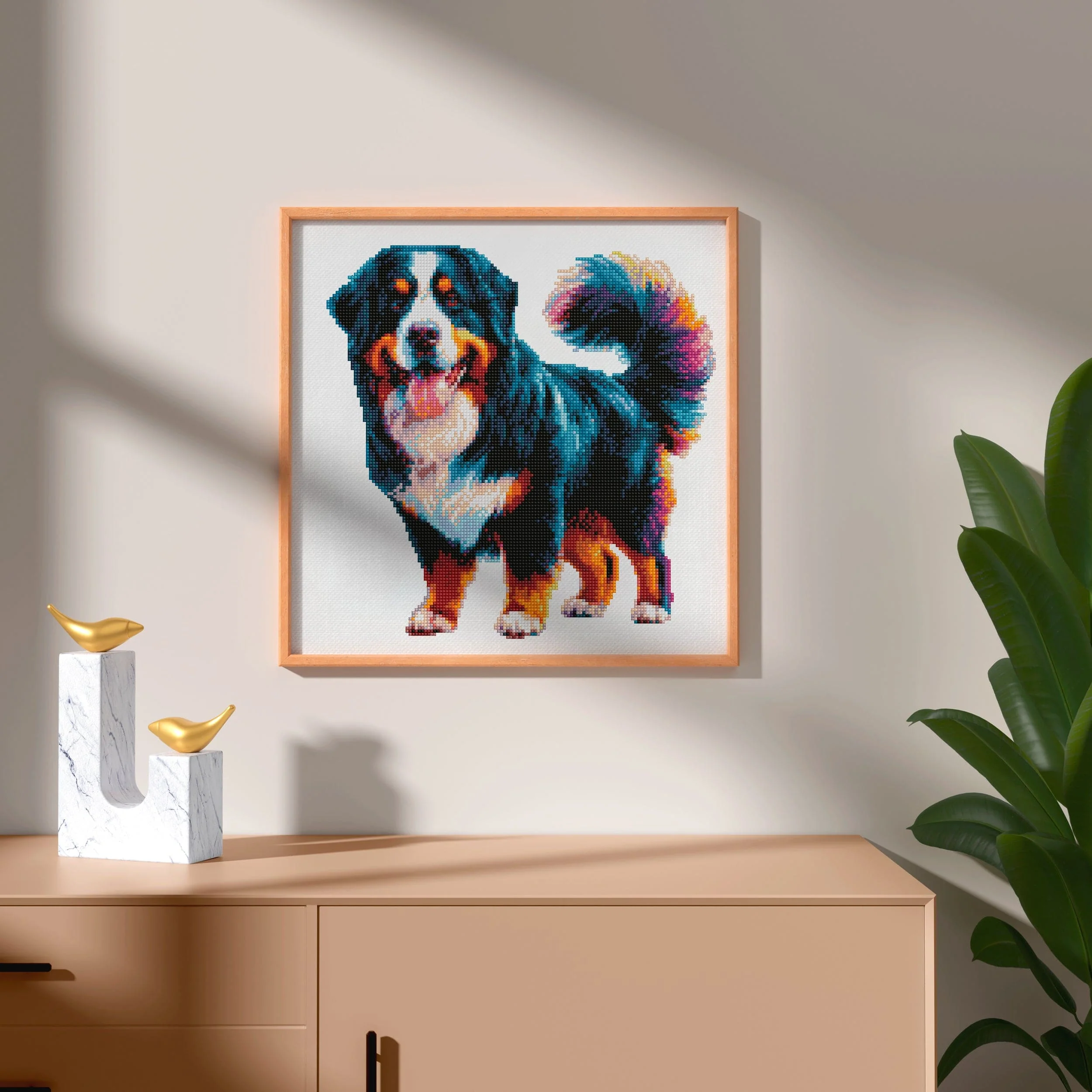 Bernese Mountain Dog - Diamond Painting Kit - Image 2