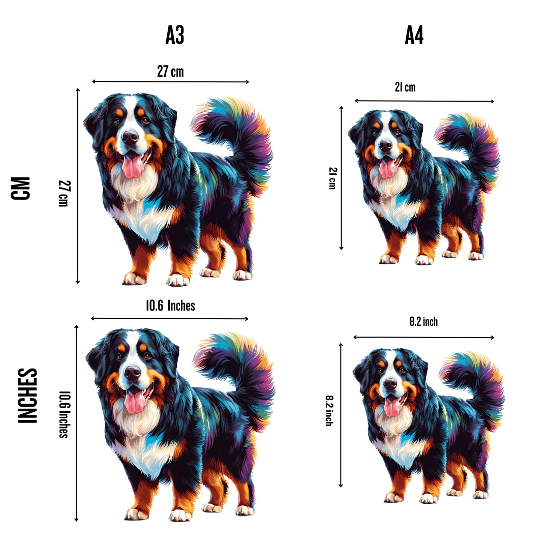 Bernese Mountain Dog - Jigsaw Puzzle - Image 2