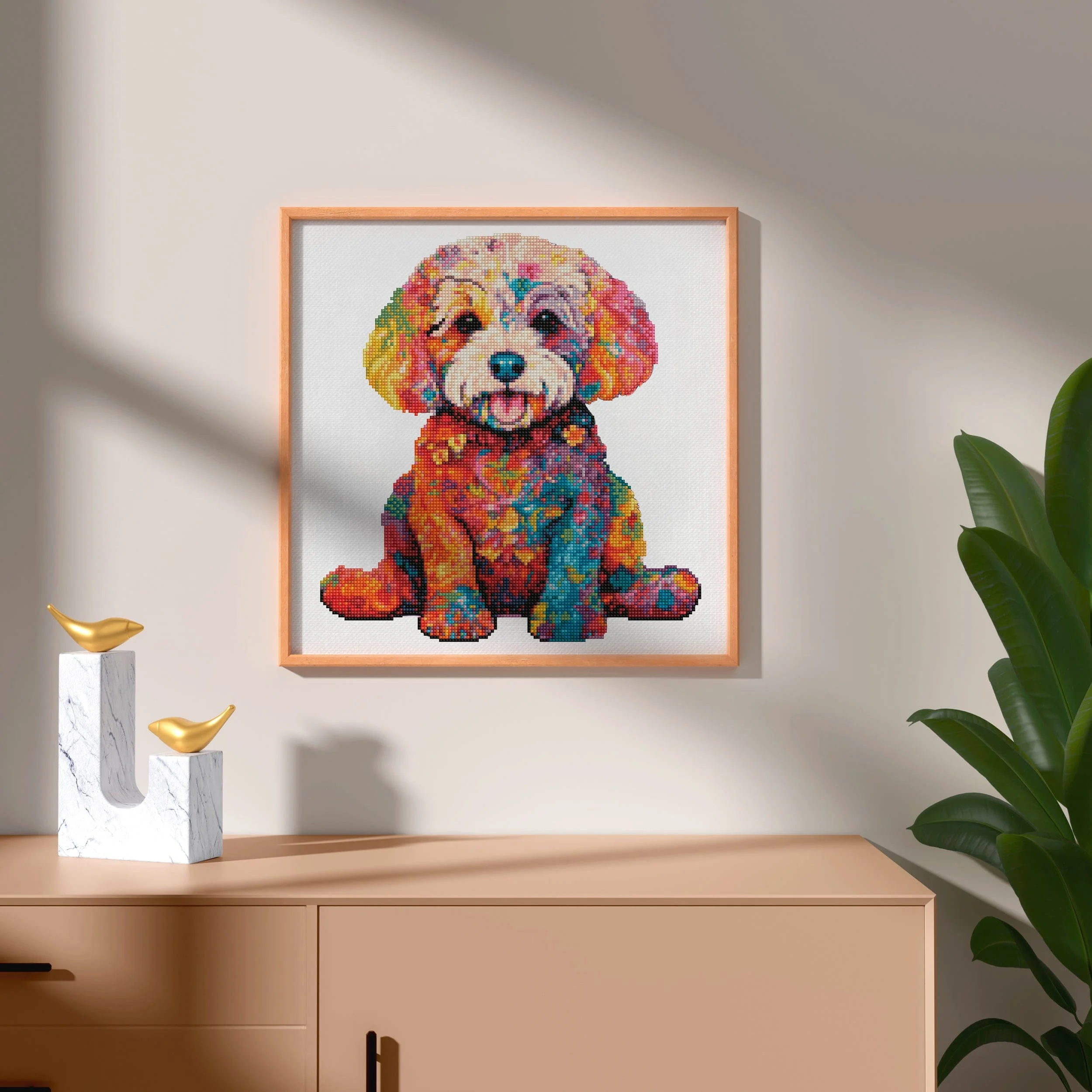Bichon Frisé Dog - Diamond Painting Kit - Image 2