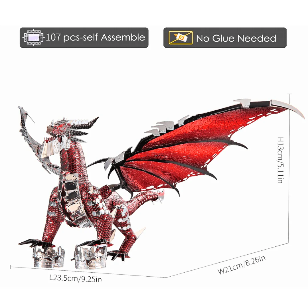 Black Dragon 3D Metal Puzzle - Image 3
