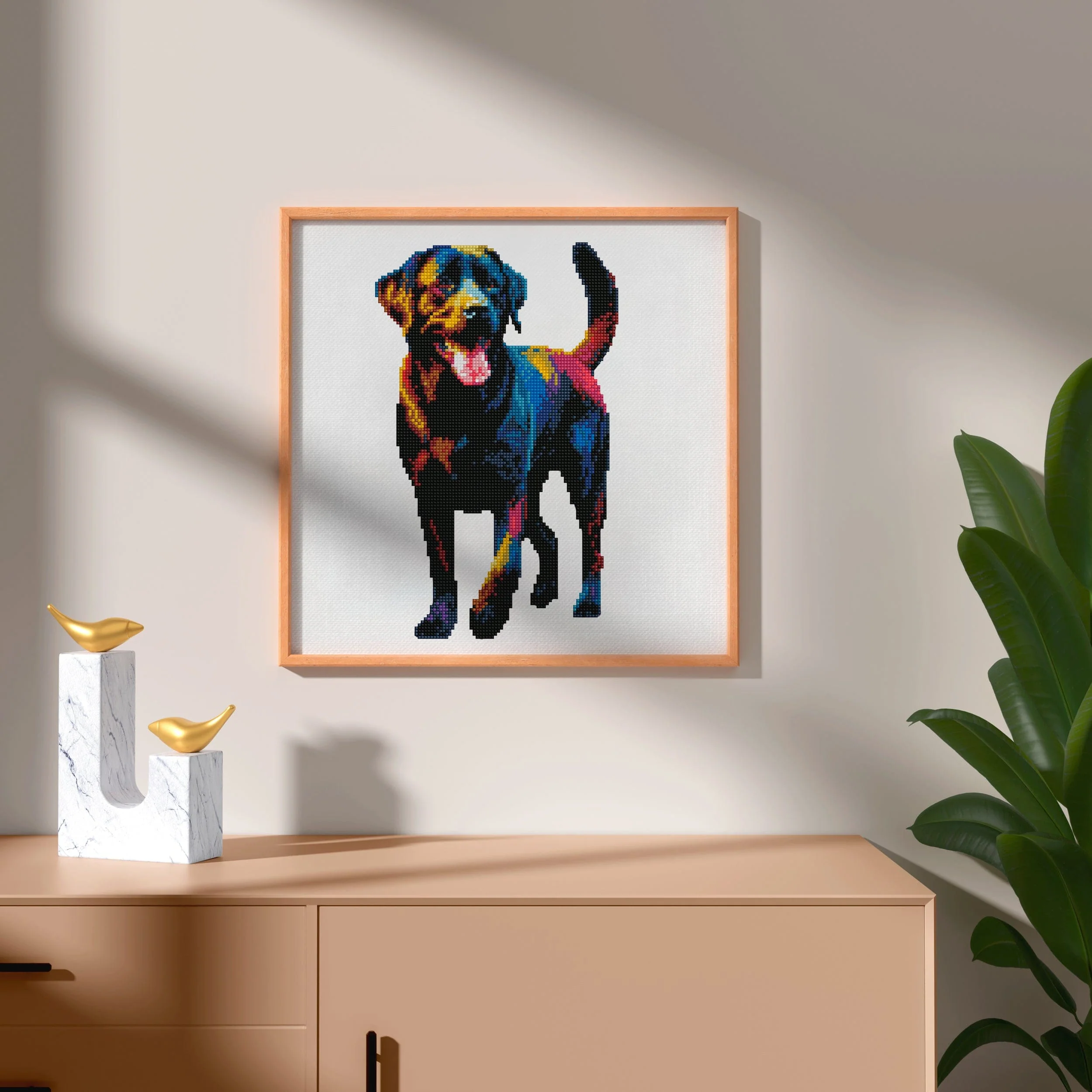 Black Labrador Dog - Diamond Painting Kit - Image 2