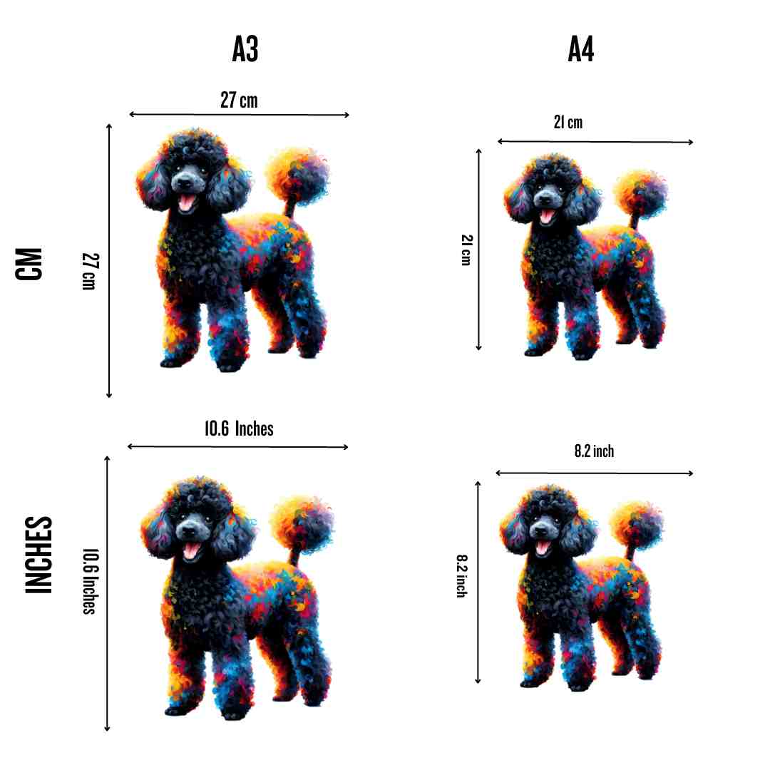 Black Poodle Dog - Jigsaw Puzzle - Image 2