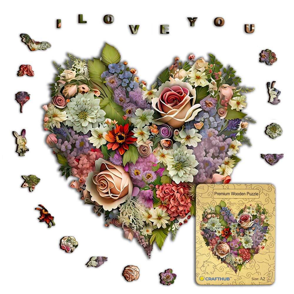 Blooming Heart - Jigsaw Puzzle - Image 5