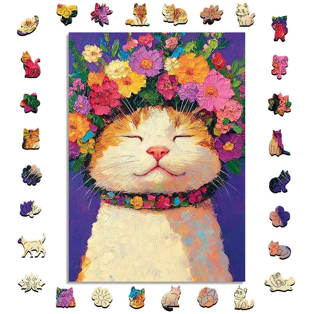 Blossom Cat - Jigsaw Puzzle - Image 3