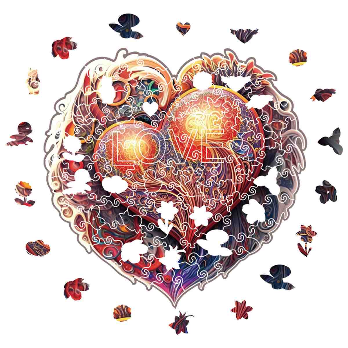 Blossom Heart - Jigsaw Puzzle - Image 2