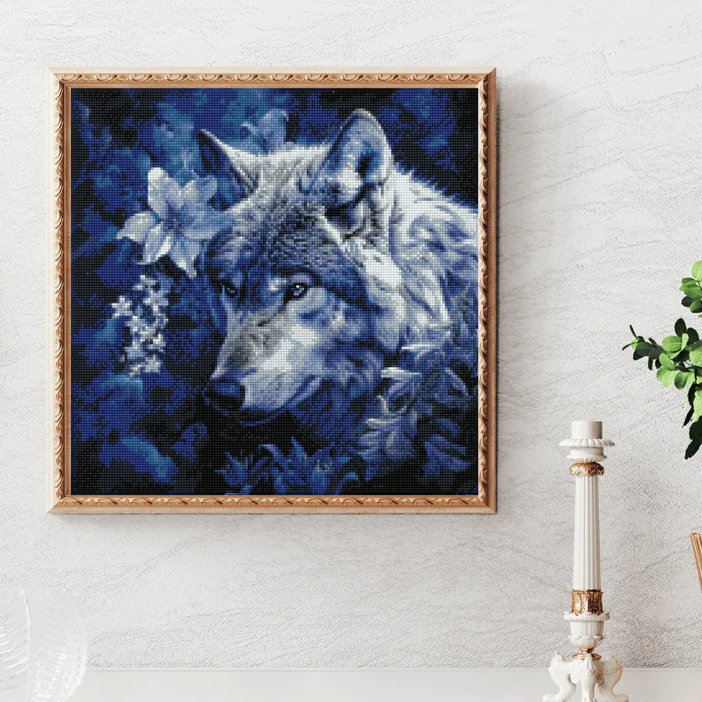 Blossom Wolf - Diamond Painting Kit - Image 2