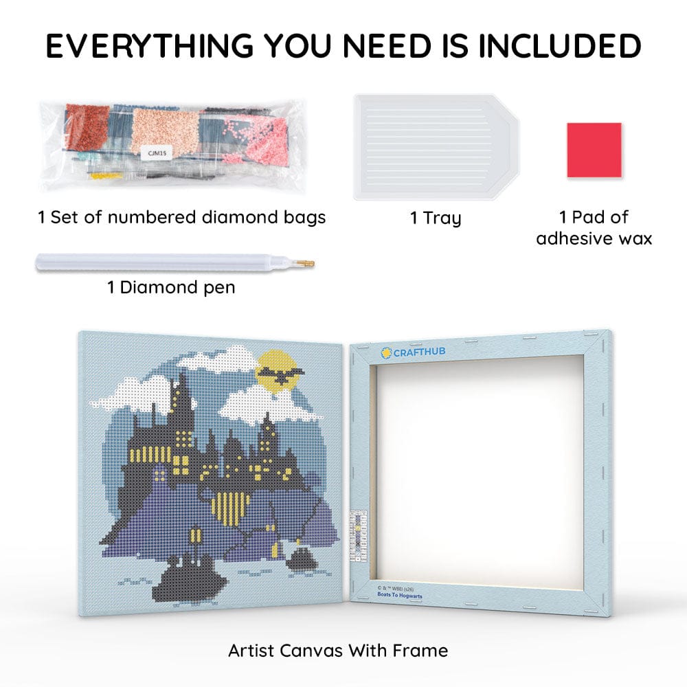 Boats To Hogwarts - Framed Diamond Painting Kit - Image 3
