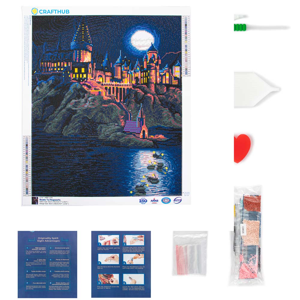 Boats To Hogwarts - Diamond Painting Kit - Image 3