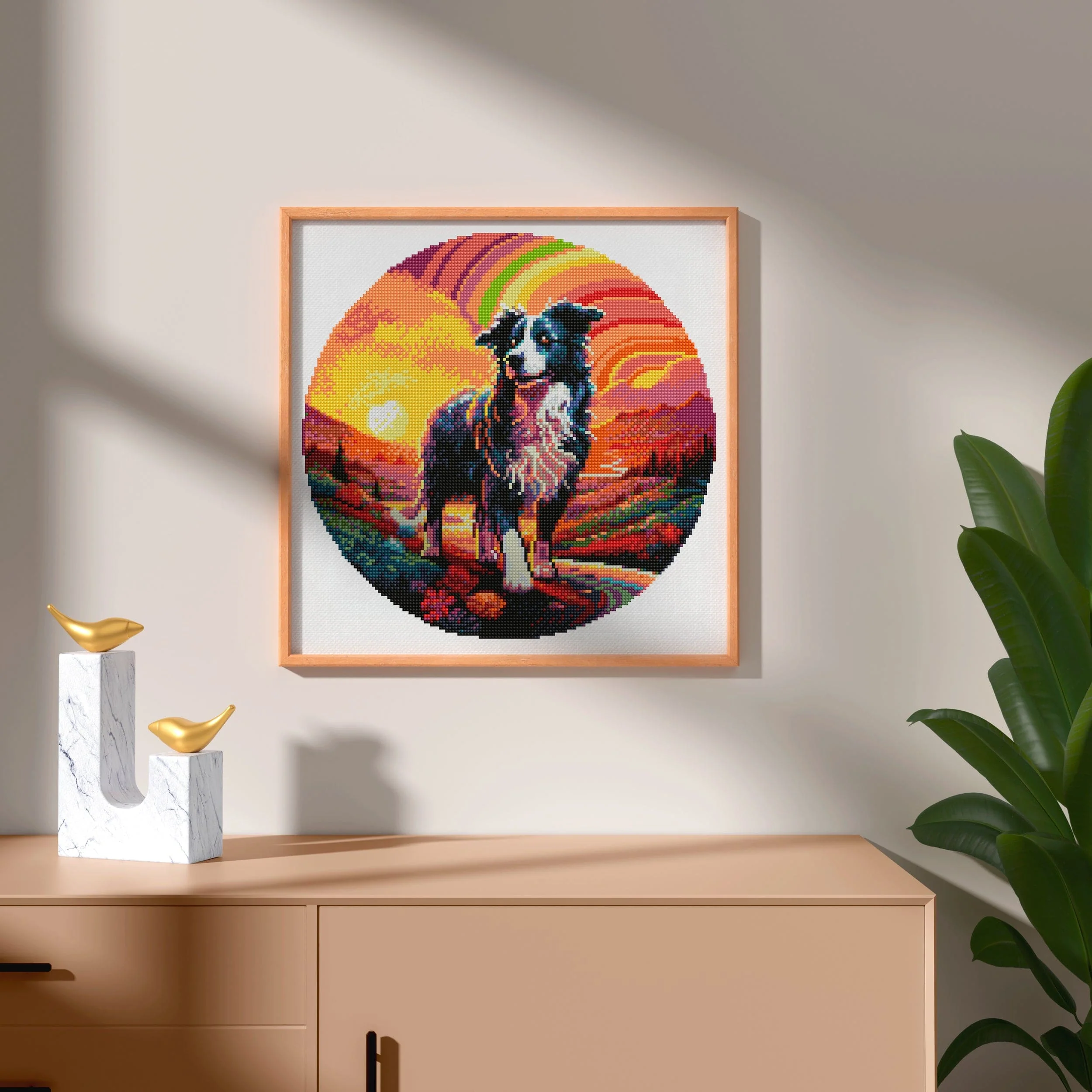 Border Collie Dog - Diamond Painting Kit - Image 2