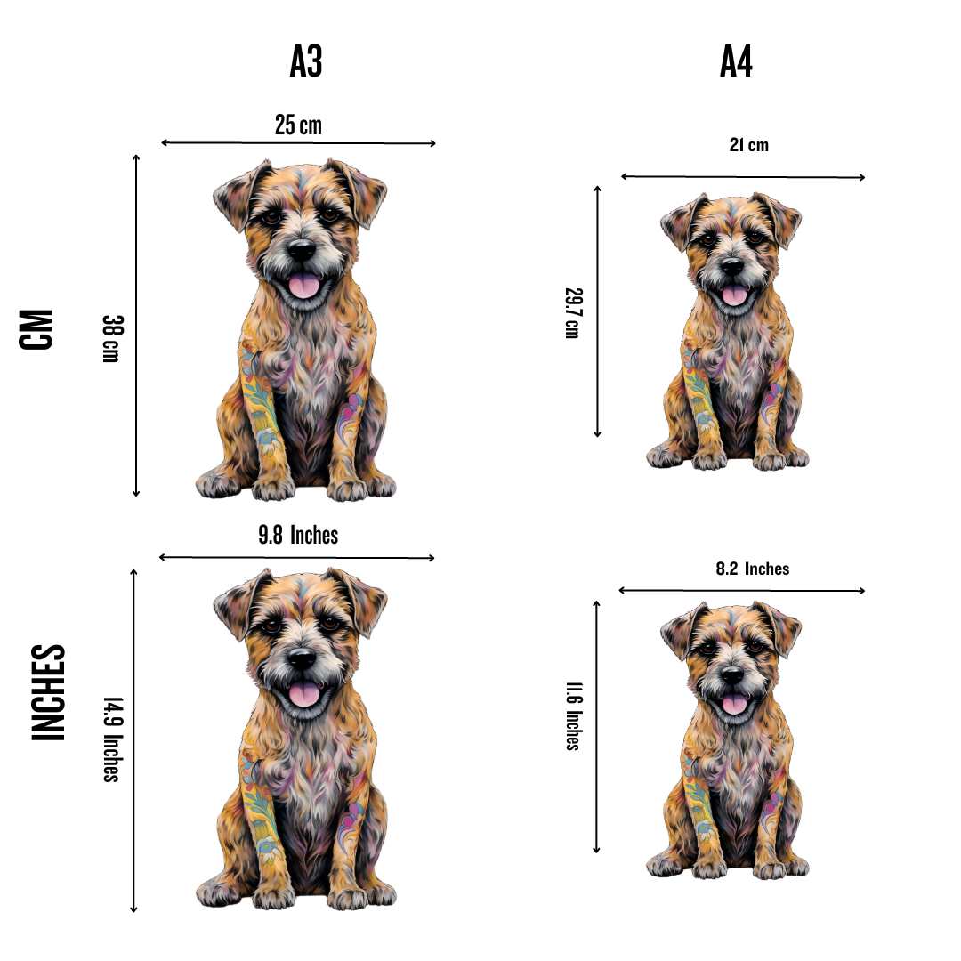 Border Terrier Dog - Jigsaw Puzzle - Image 2