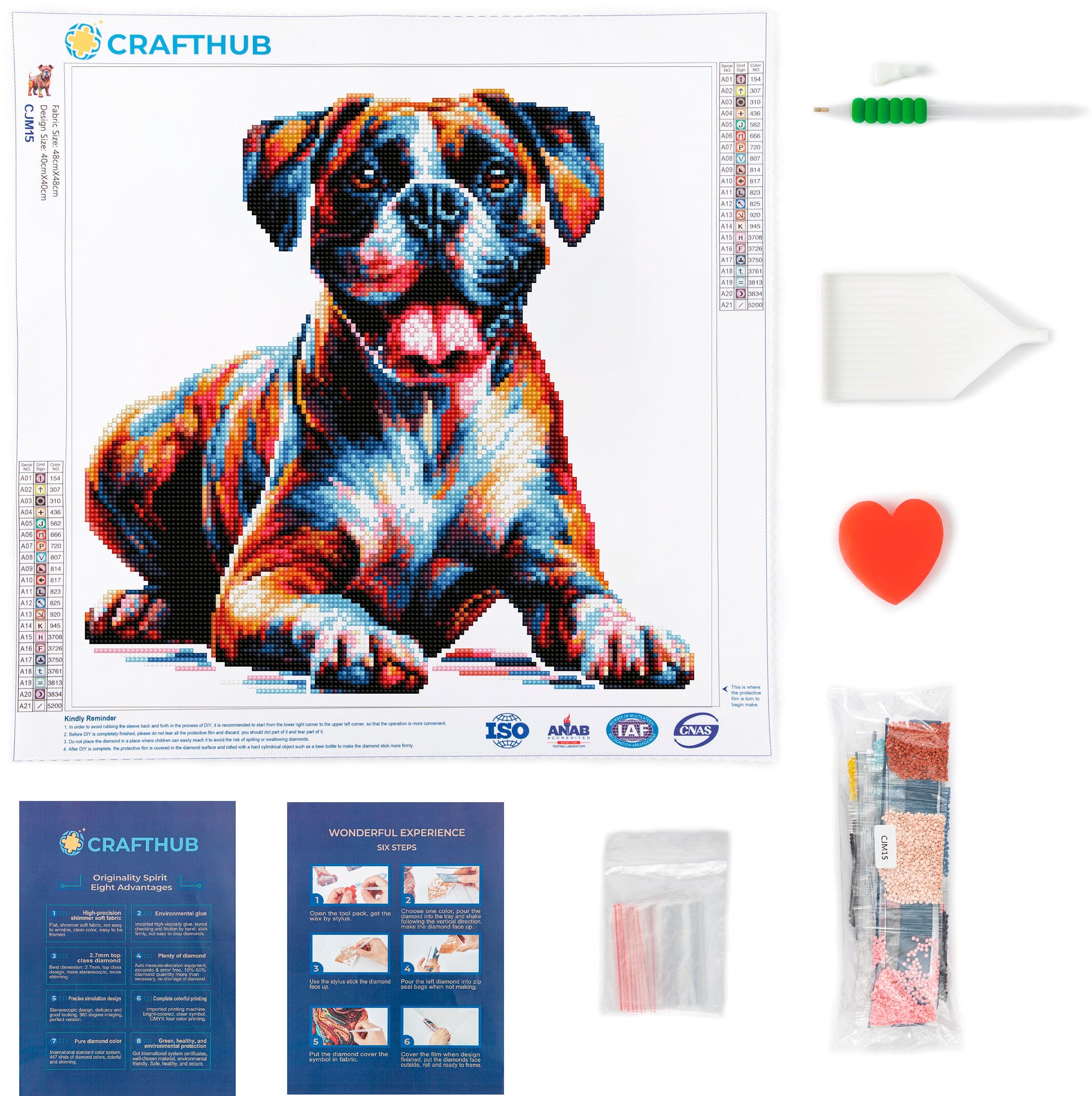 Boxer Dog - Diamond Painting Kit - Image 3