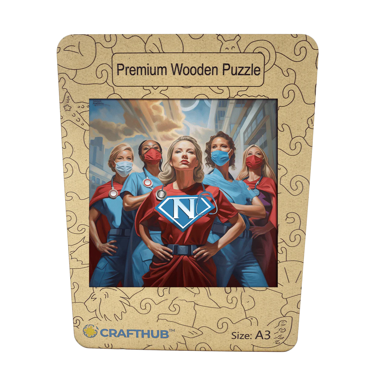 Nurses Are Superheroes - Jigsaw Puzzle - Image 3