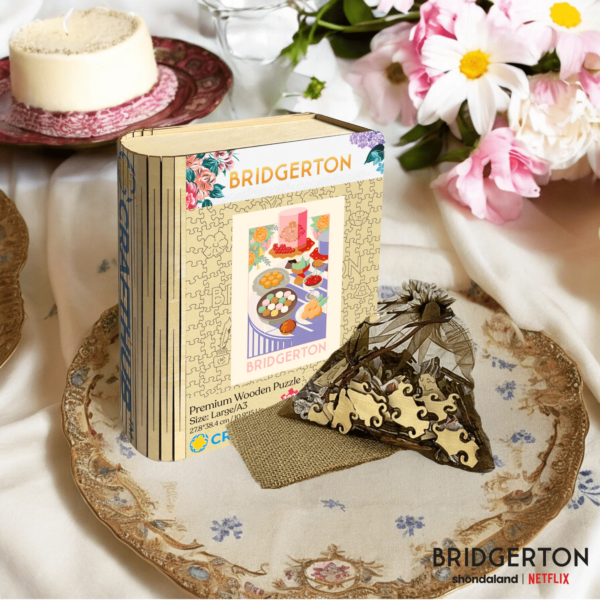 Bridgerton Banquet - Wooden Jigsaw Puzzle - Image 2