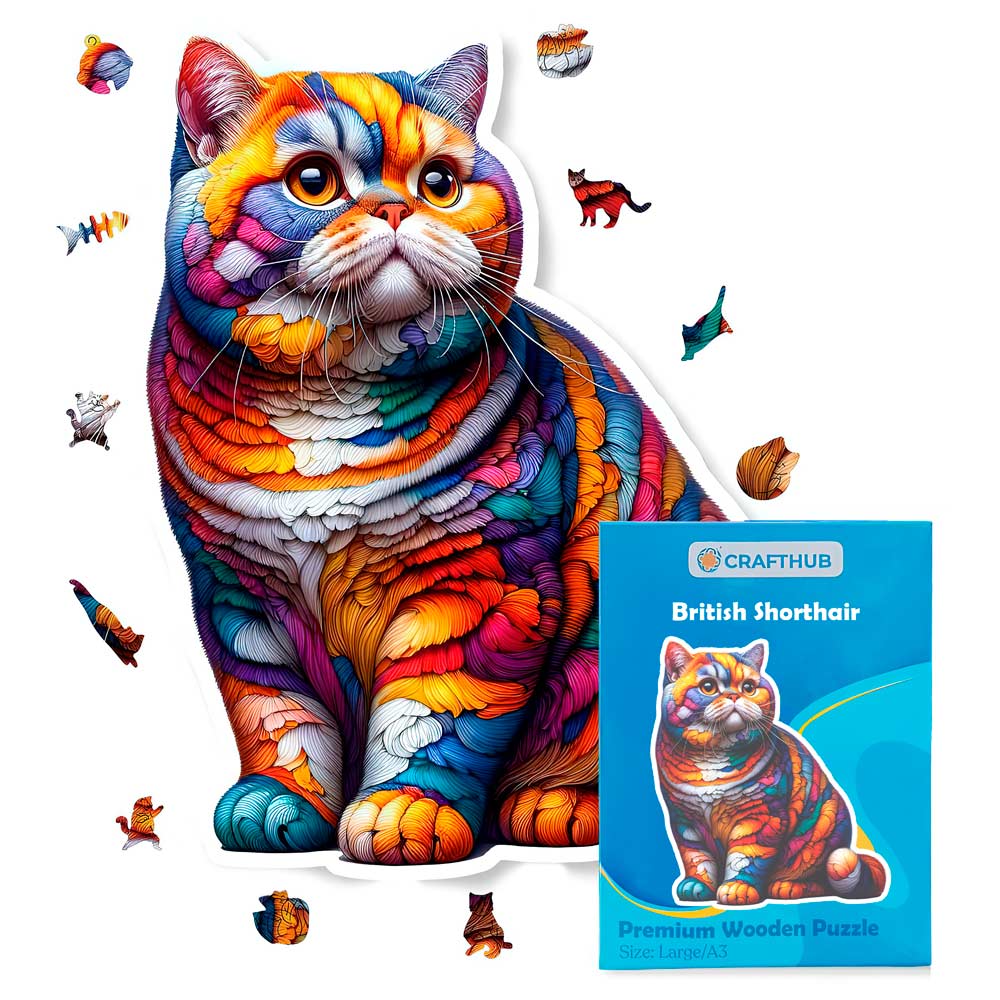 British Shorthair Cat - Jigsaw Puzzle - Image 2