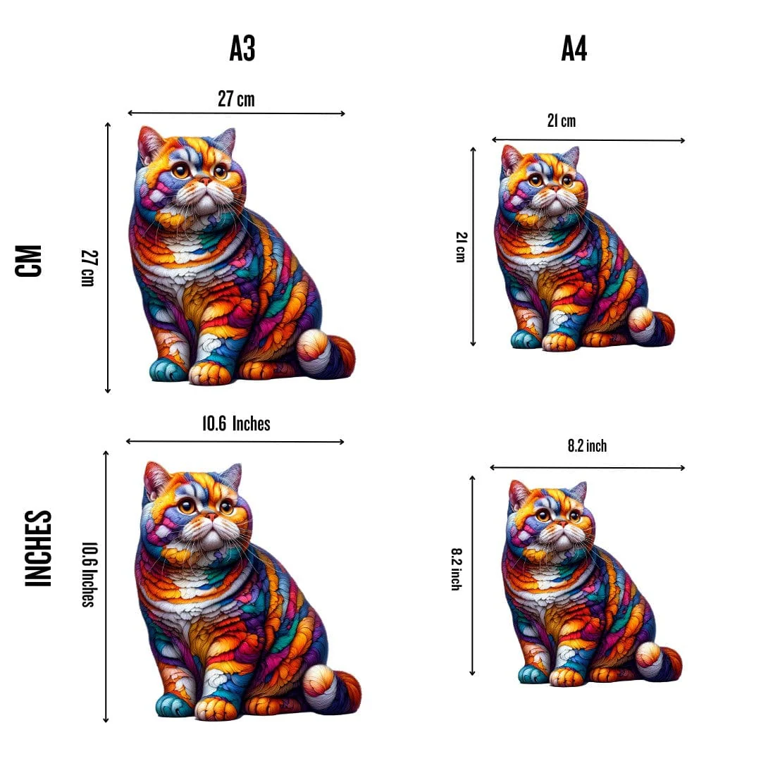 British Shorthair Cat - Jigsaw Puzzle - Image 4