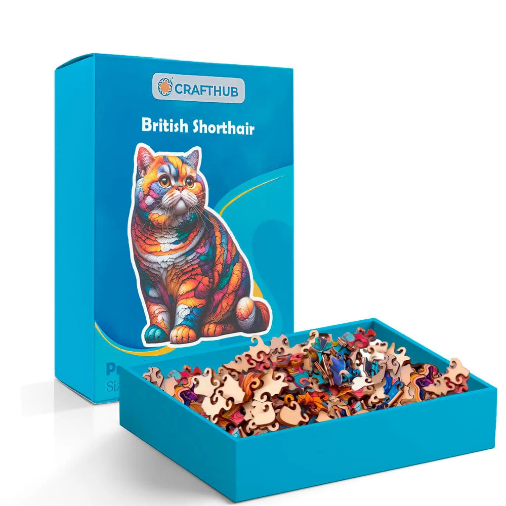 British Shorthair Cat - Jigsaw Puzzle - Image 5
