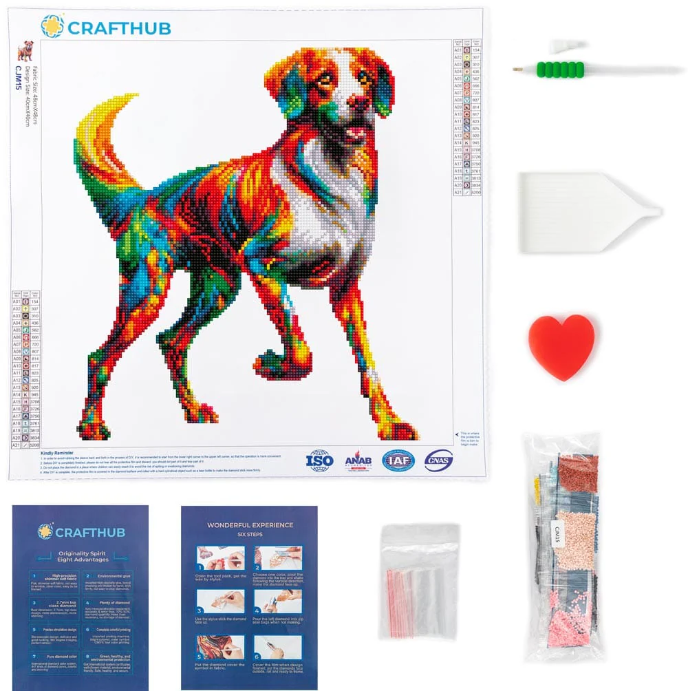 Brittany Dog - Diamond Painting Kit - Image 2