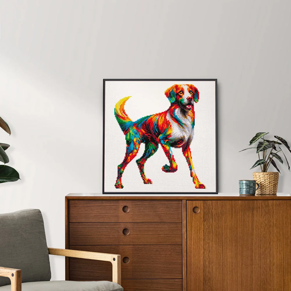 Brittany Dog - Diamond Painting Kit - Image 3