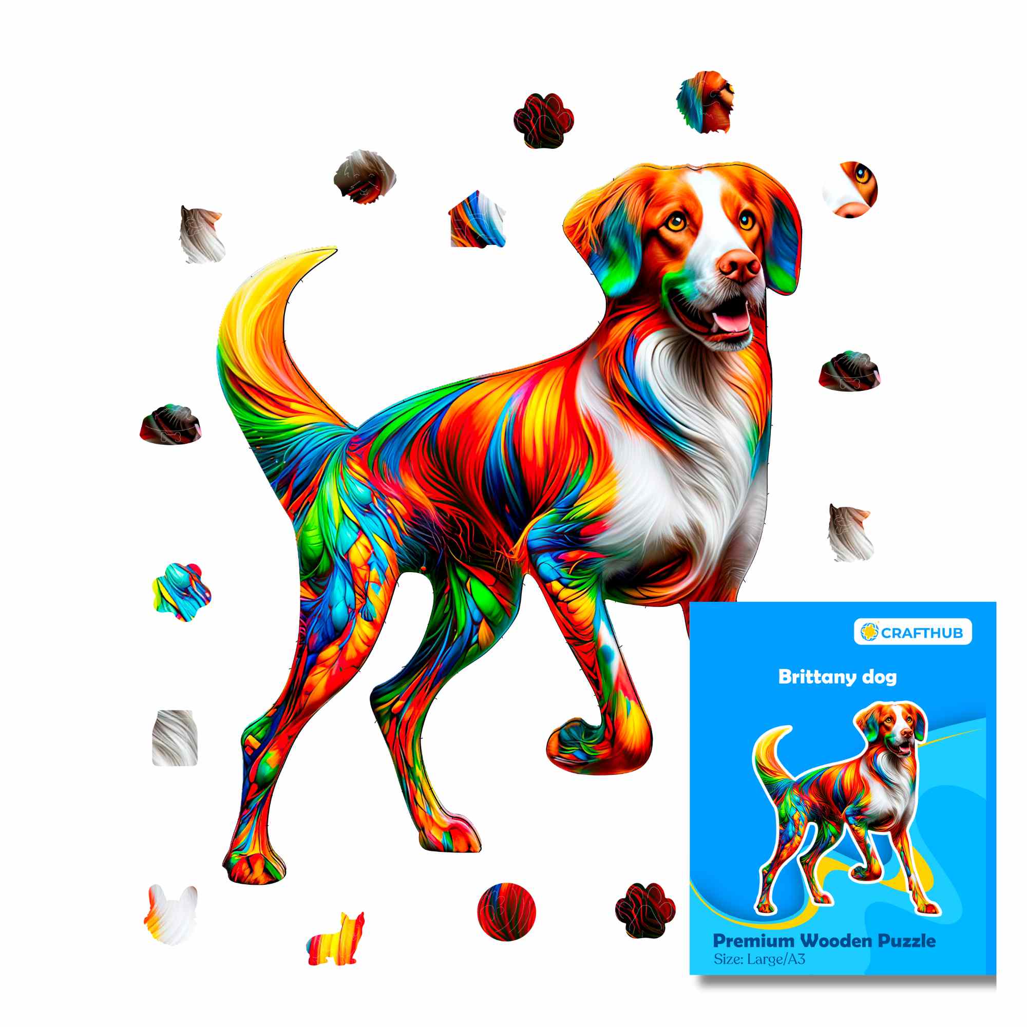 Brittany Dog - Jigsaw Puzzle - Image 2