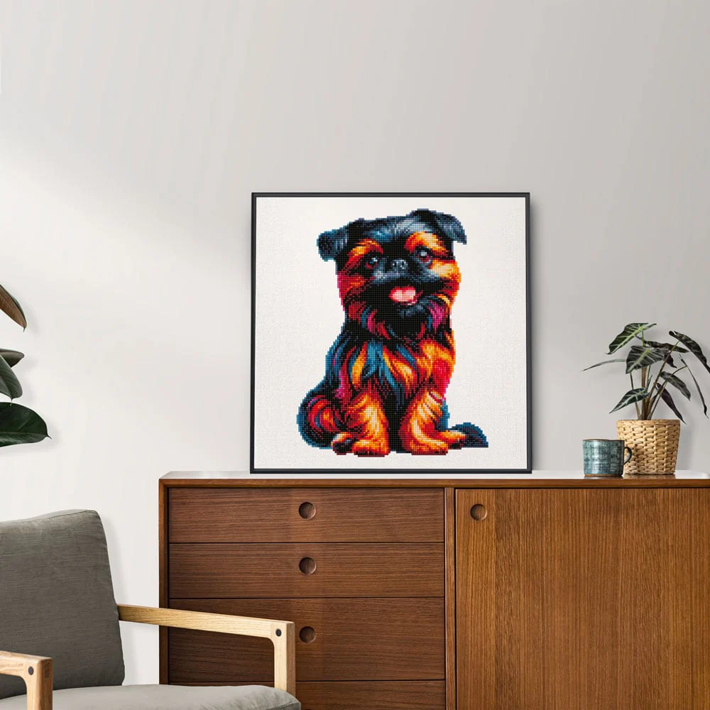 Brussels Griffon Dog - Diamond Painting Kit - Image 2
