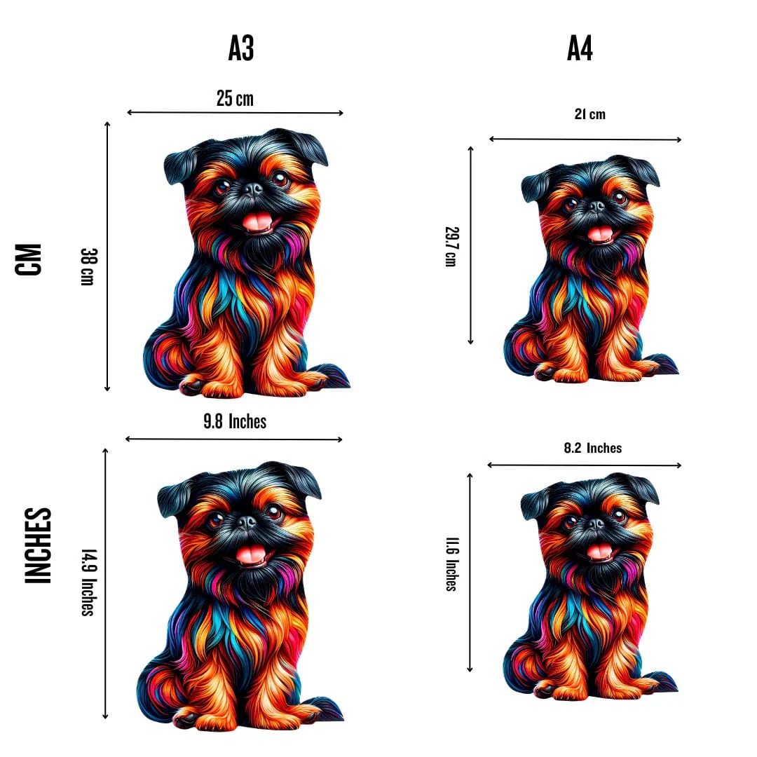 Brussels Griffon Dog - Jigsaw Puzzle - Image 4